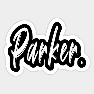 name girl Parker Sticker